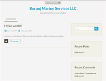Tablet Screenshot of buroojmarine.com